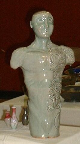 finished Green Man. Now in a private collection